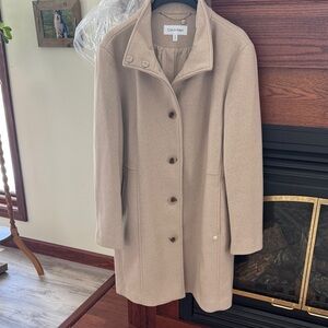 Calvin Klein Women's Classic Tan Trench Coat